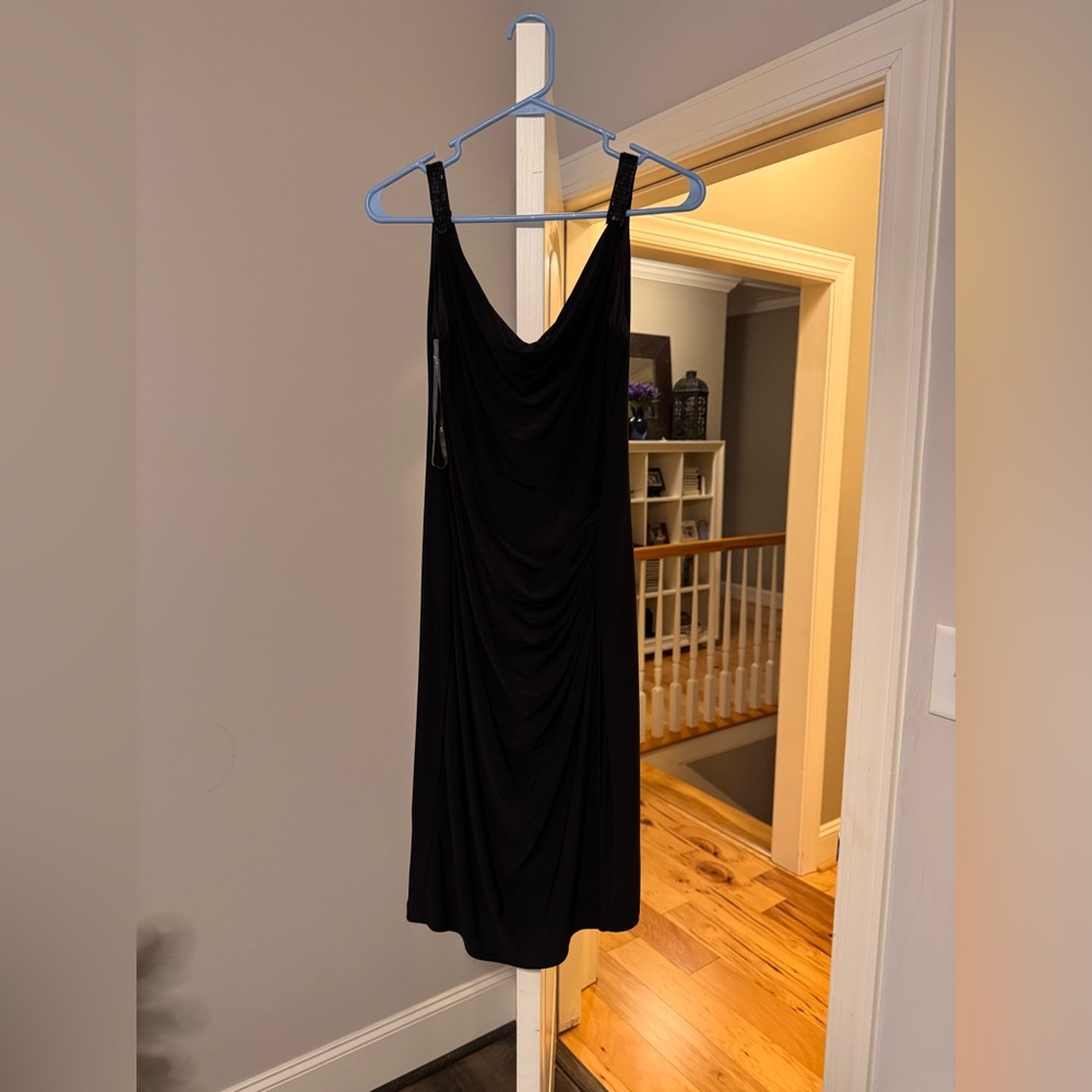 American Living Black Beaded Dress